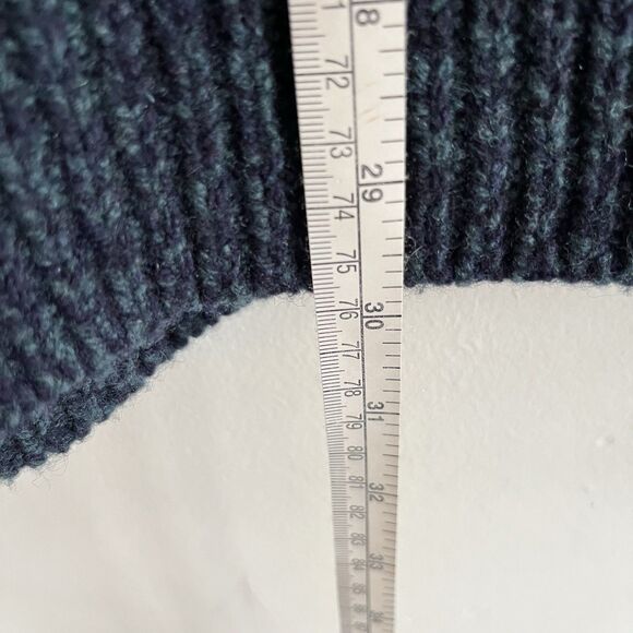 LL Bean Lambs Wool Sweater Jacket Mens XL Full Zip Flannel Lined Preppy Warm - Picture 5 of 6